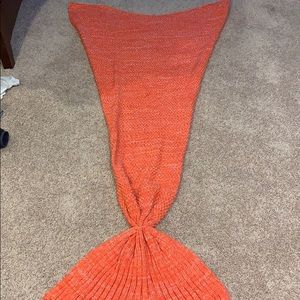 Mermaid tail blanket
